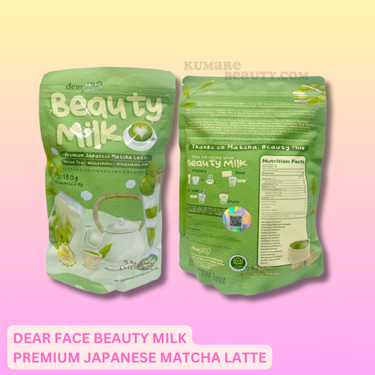 Dear Face Beauty Milk Premium Japanese Matcha Latte