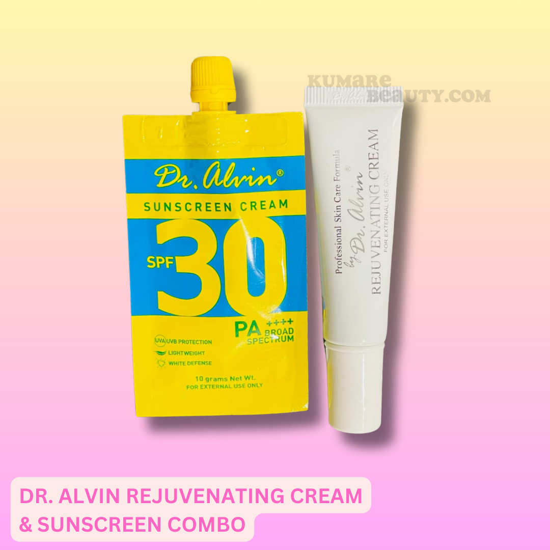 Dr. Alvin Rejuvenating Cream and Sunscreen Combo