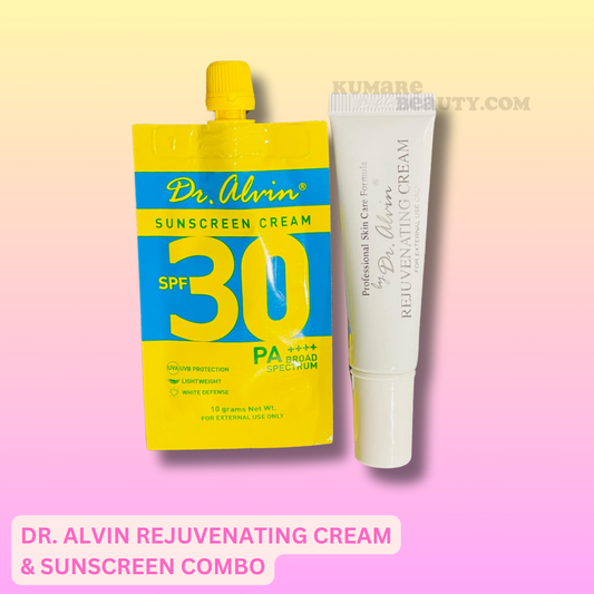 Dr. Alvin Rejuvenating Cream and Sunscreen Combo