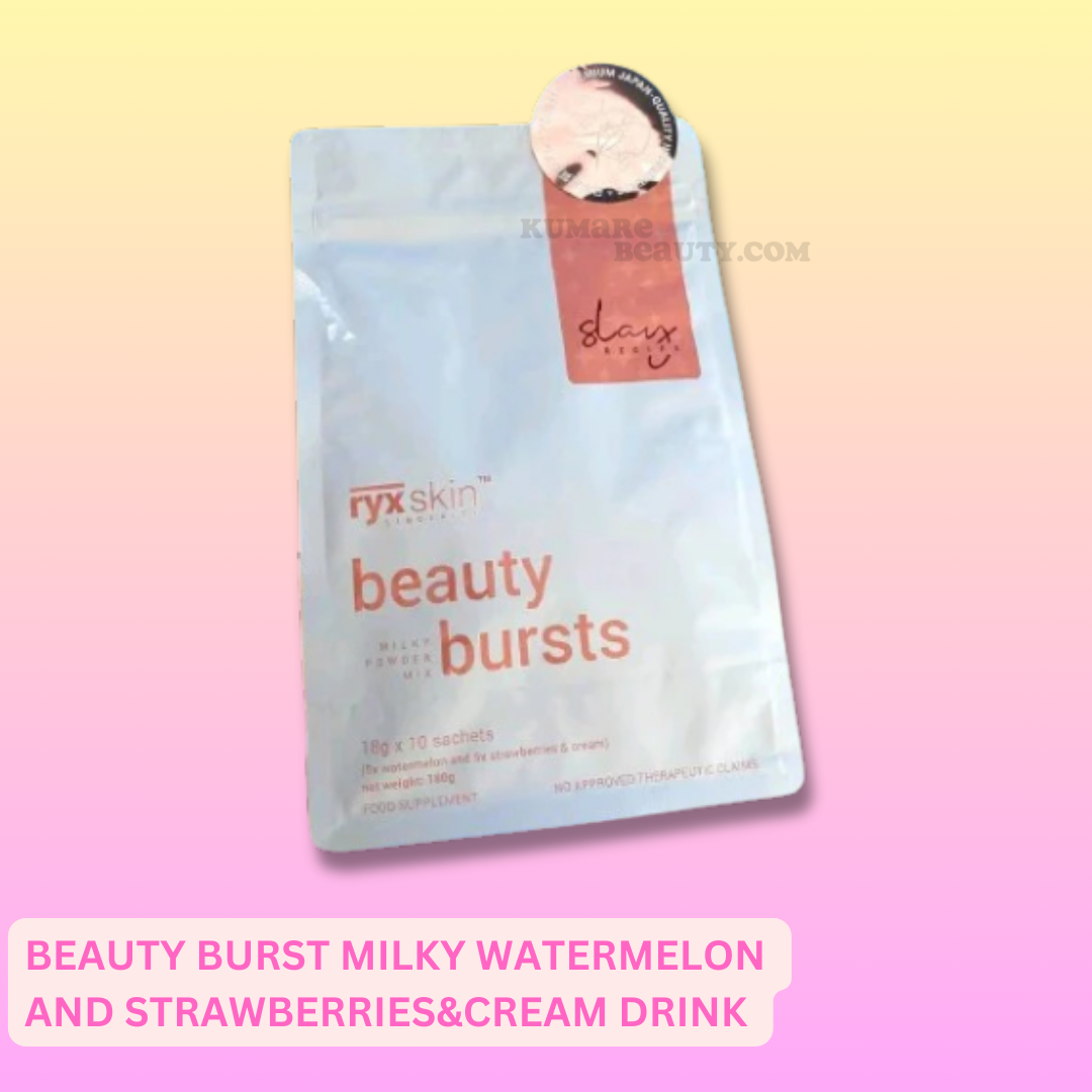 Beauty Burst Milky Watermelon and Strawberries & Cream Drink 18g x 10 sachets