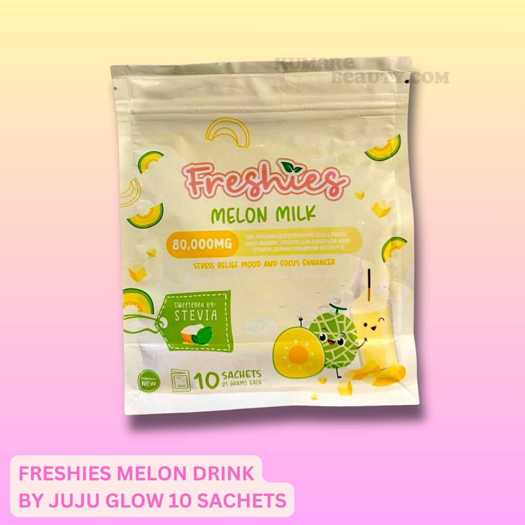 Freshies Melon Milk Collagen Drink by Juju Glow 10 Sachets