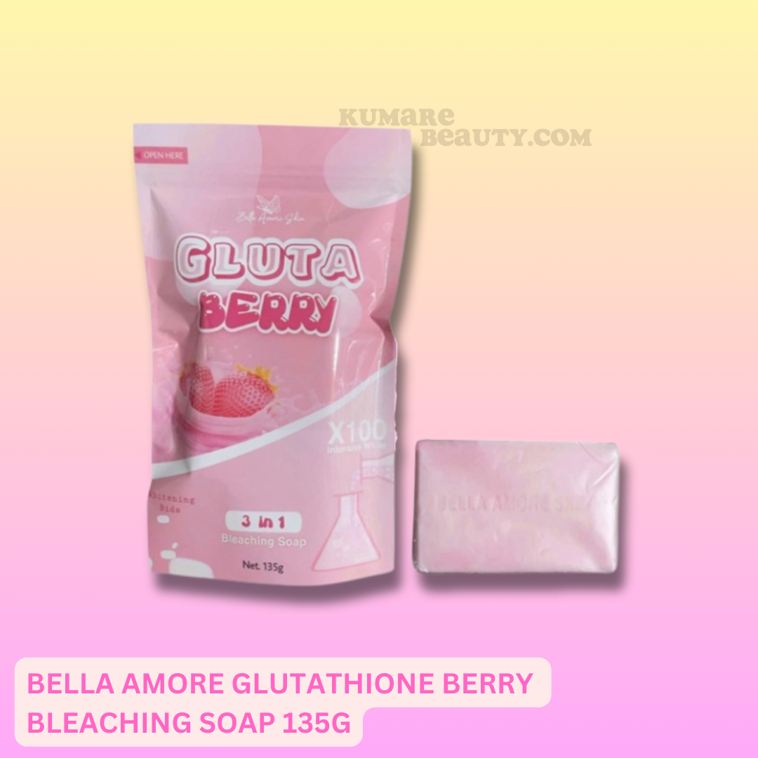 Bella Amore Glutathione Berry Bleaching Soap 135g