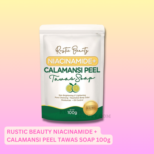 Rustic Beauty Niacinamide + Calamansi Peel Tawas Soap 100g