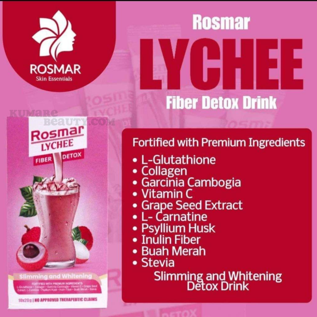 Rosmar Lychee Juice Fiber Detox