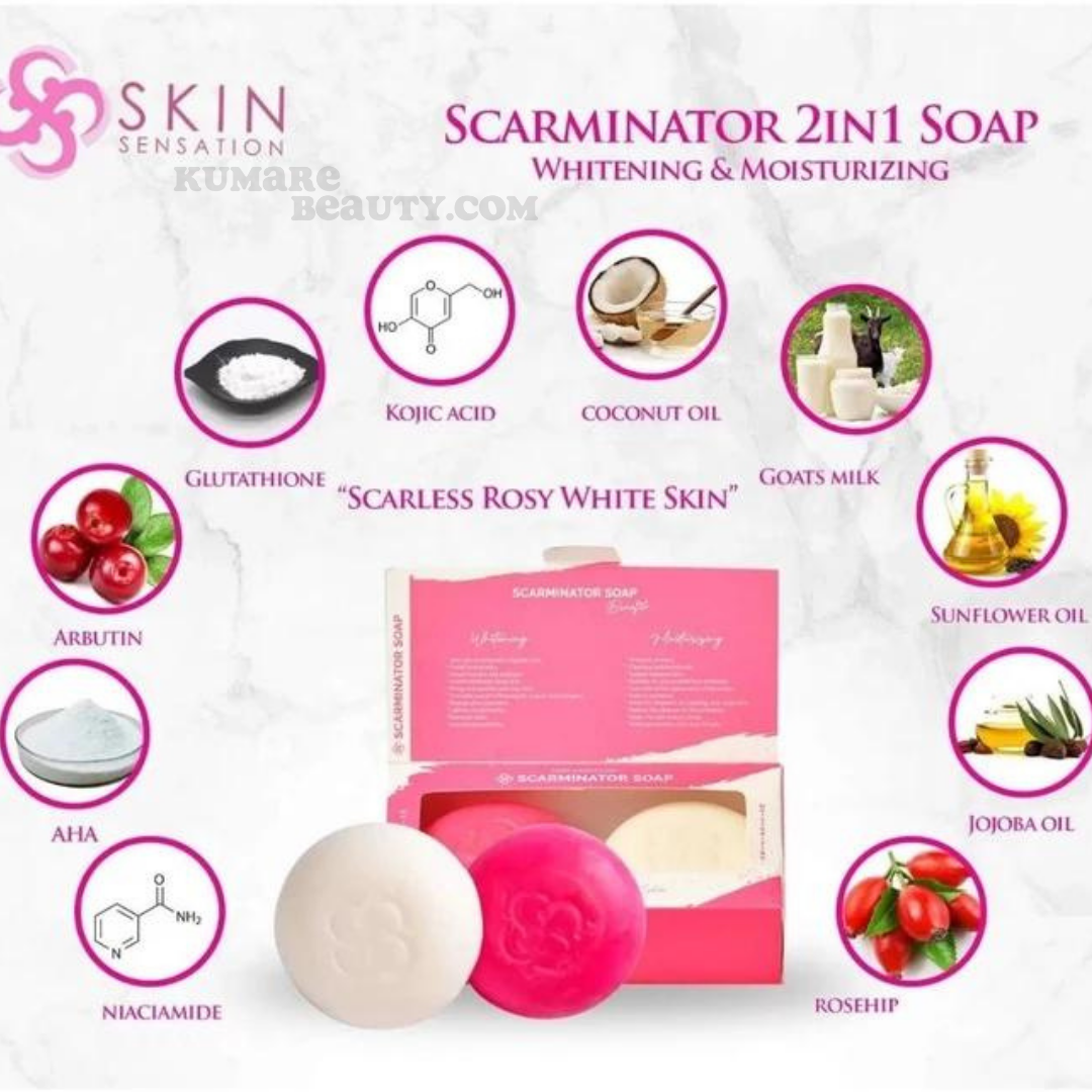 Skin Sensation Scarminator Soap 2 in 1