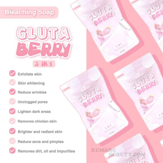 Bella Amore Glutathione Berry Bleaching Soap 135g