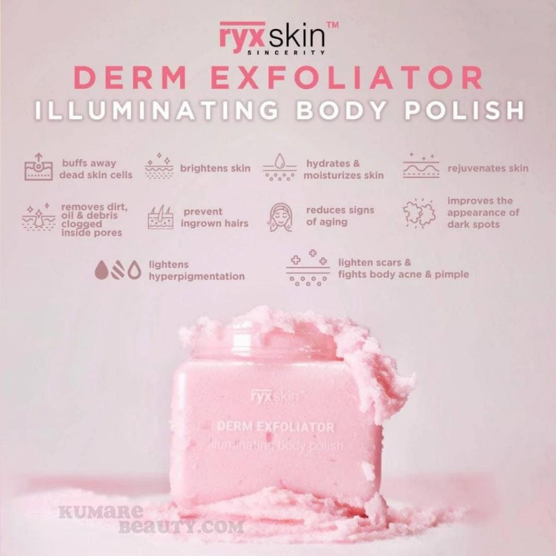 Ryx Derm Exfoliator Illuminating Body Polish 370g