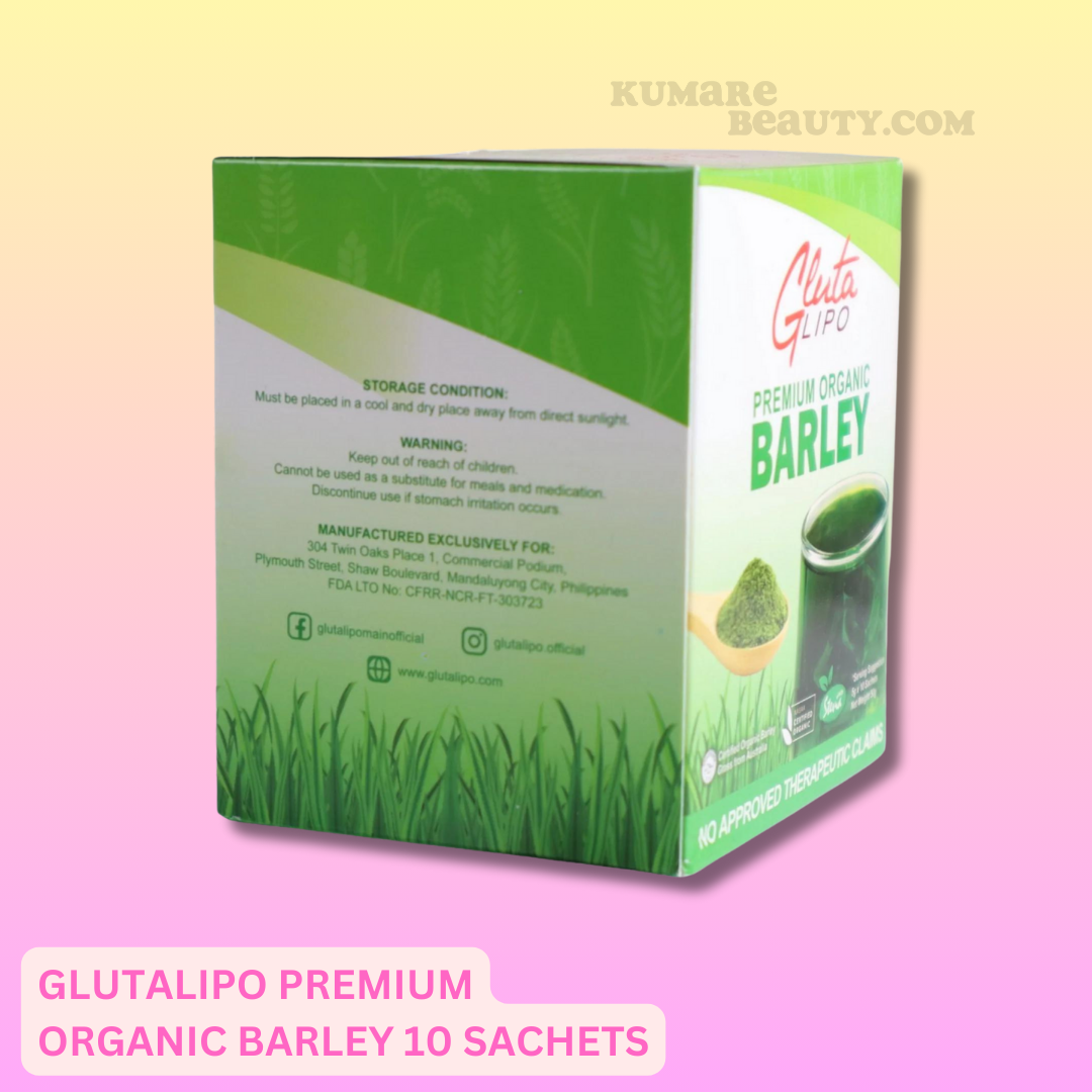 Glutalipo Premium Organic Barley 10 Sachets