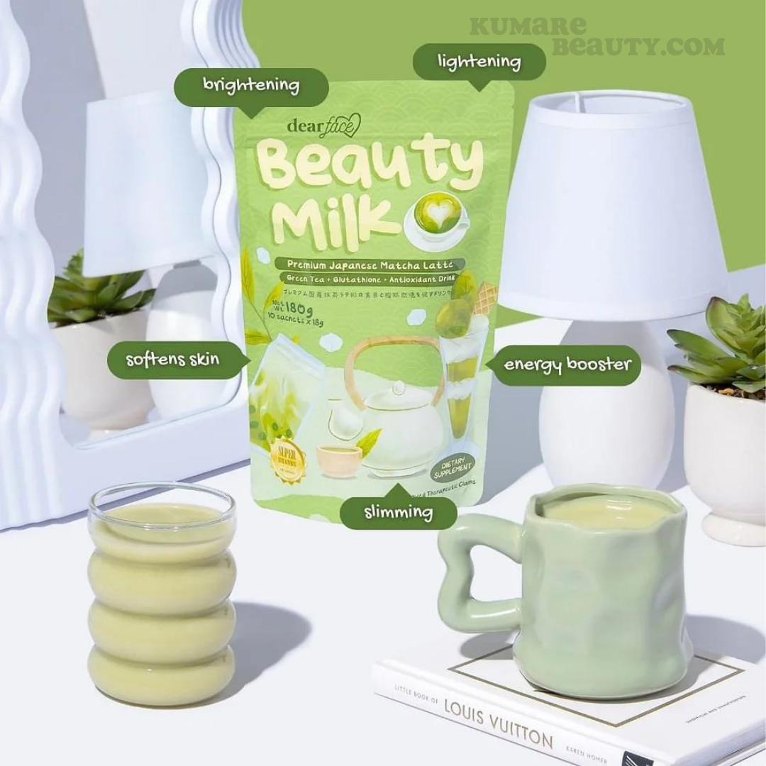 Dear Face Beauty Milk Premium Japanese Matcha Latte