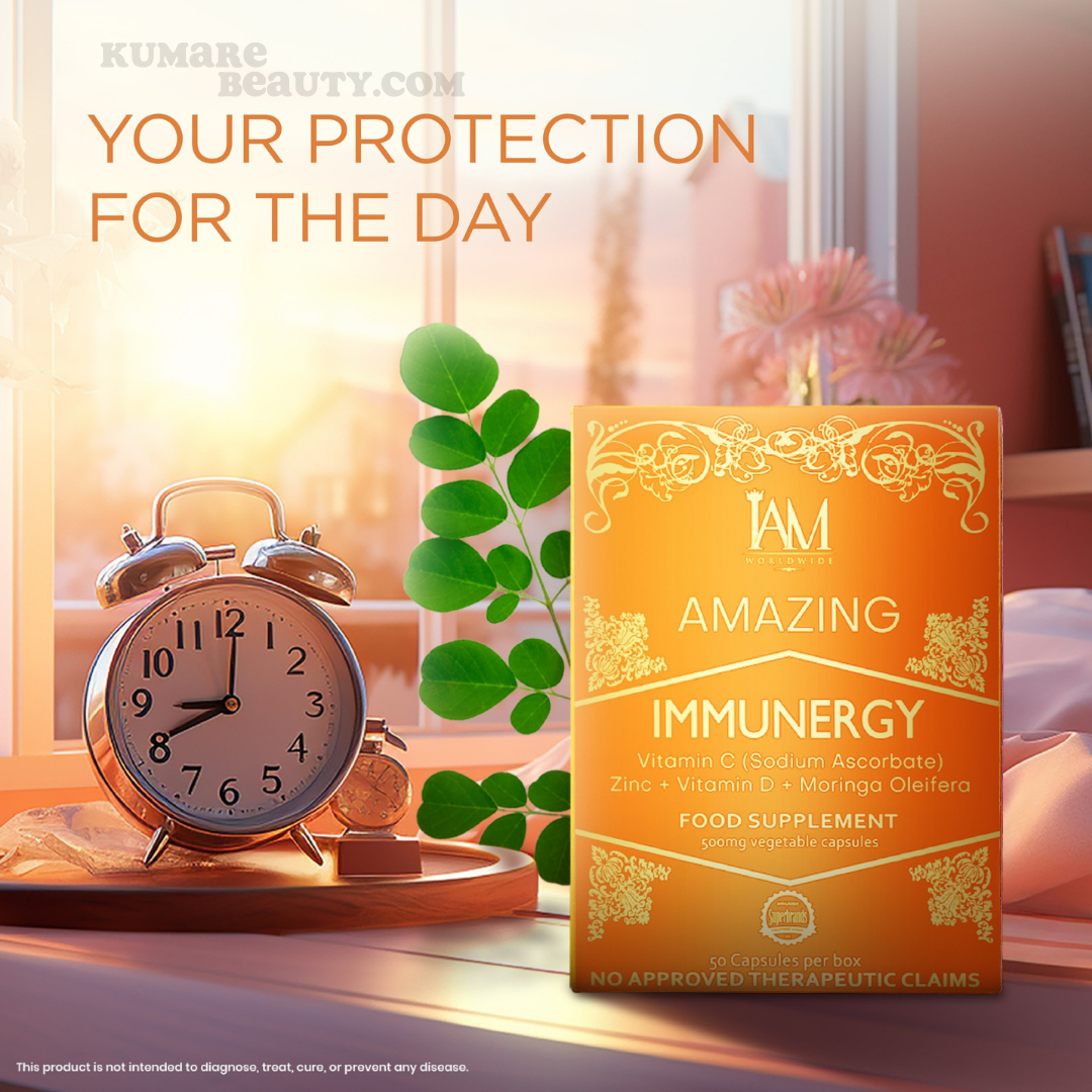 iAM Amazing Immunergy Vitamin C 500g Capsules x2