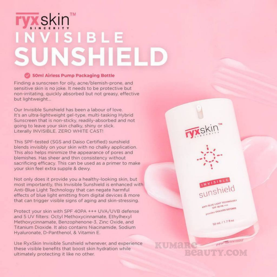 Ryx Skin Invisible Sunshield Sunblock