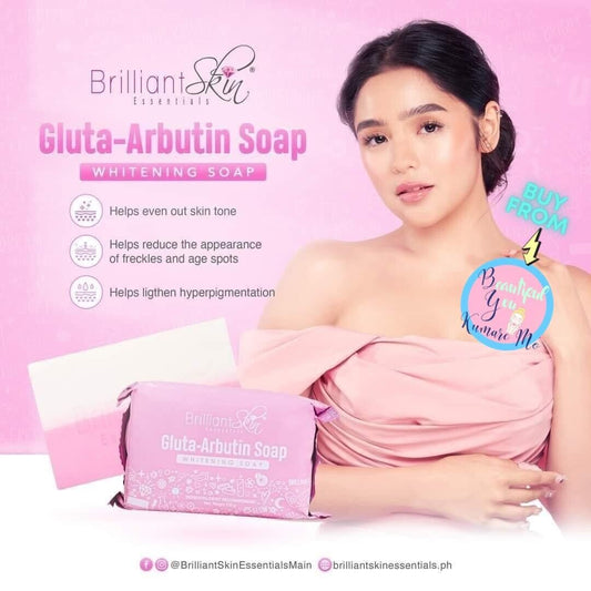 [2 bars] Brilliant Skin Essentials Gluta-Arbutin Whitening Face & Body Soap