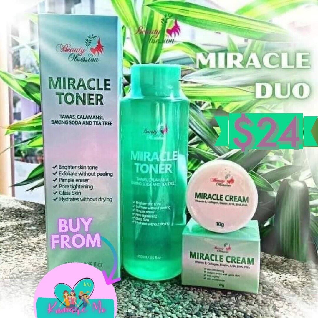 [FOR MAINTENANCE] MIRACLE DUO Miracle Toner & Miracle Cream by Beauty Obsession