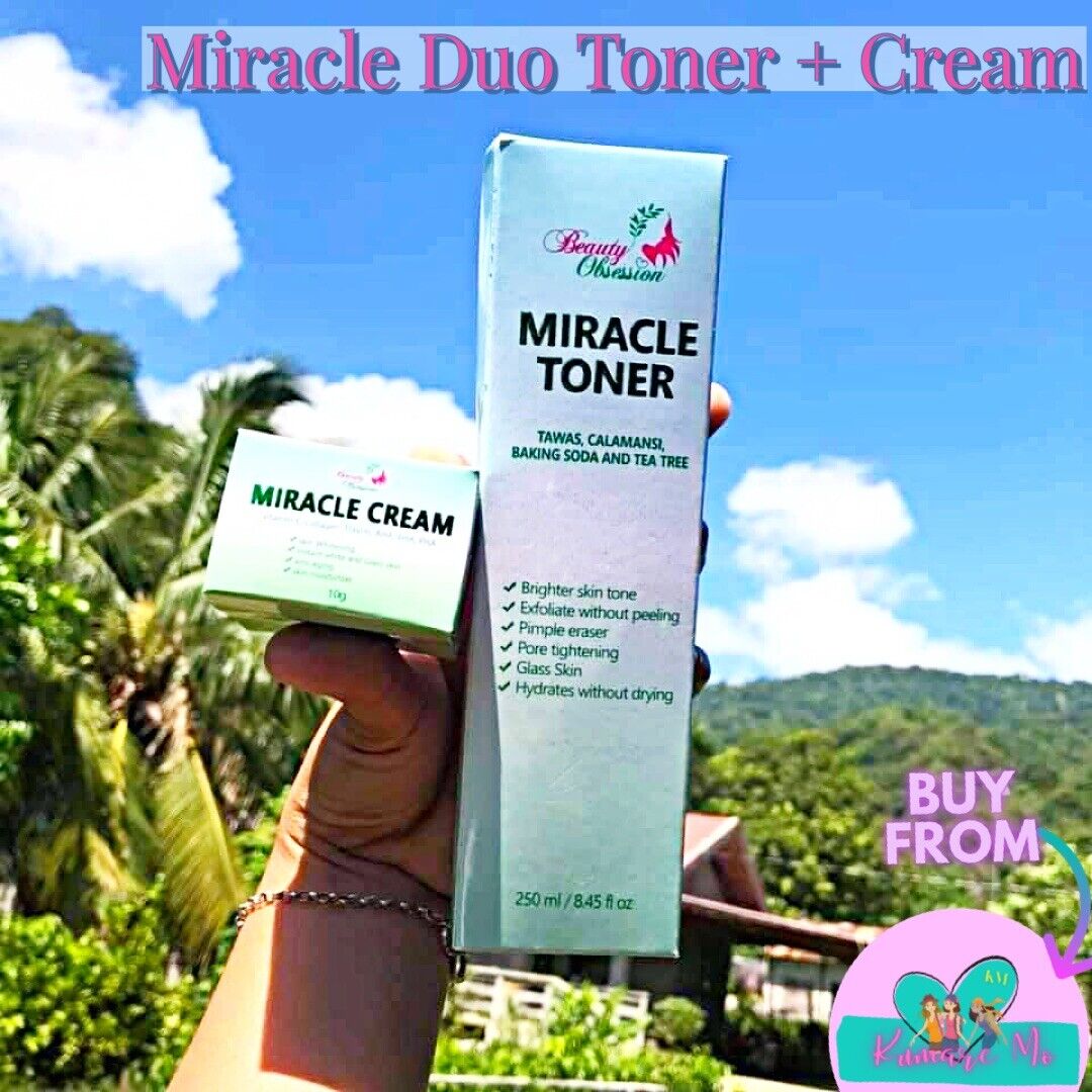 [FOR MAINTENANCE] MIRACLE DUO Miracle Toner & Miracle Cream by Beauty Obsession