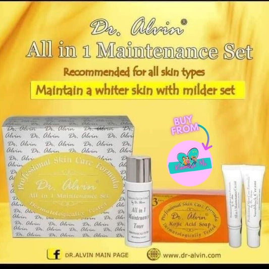 Dr. Alvin All-in-1 Maintenance Set 100% Authentic