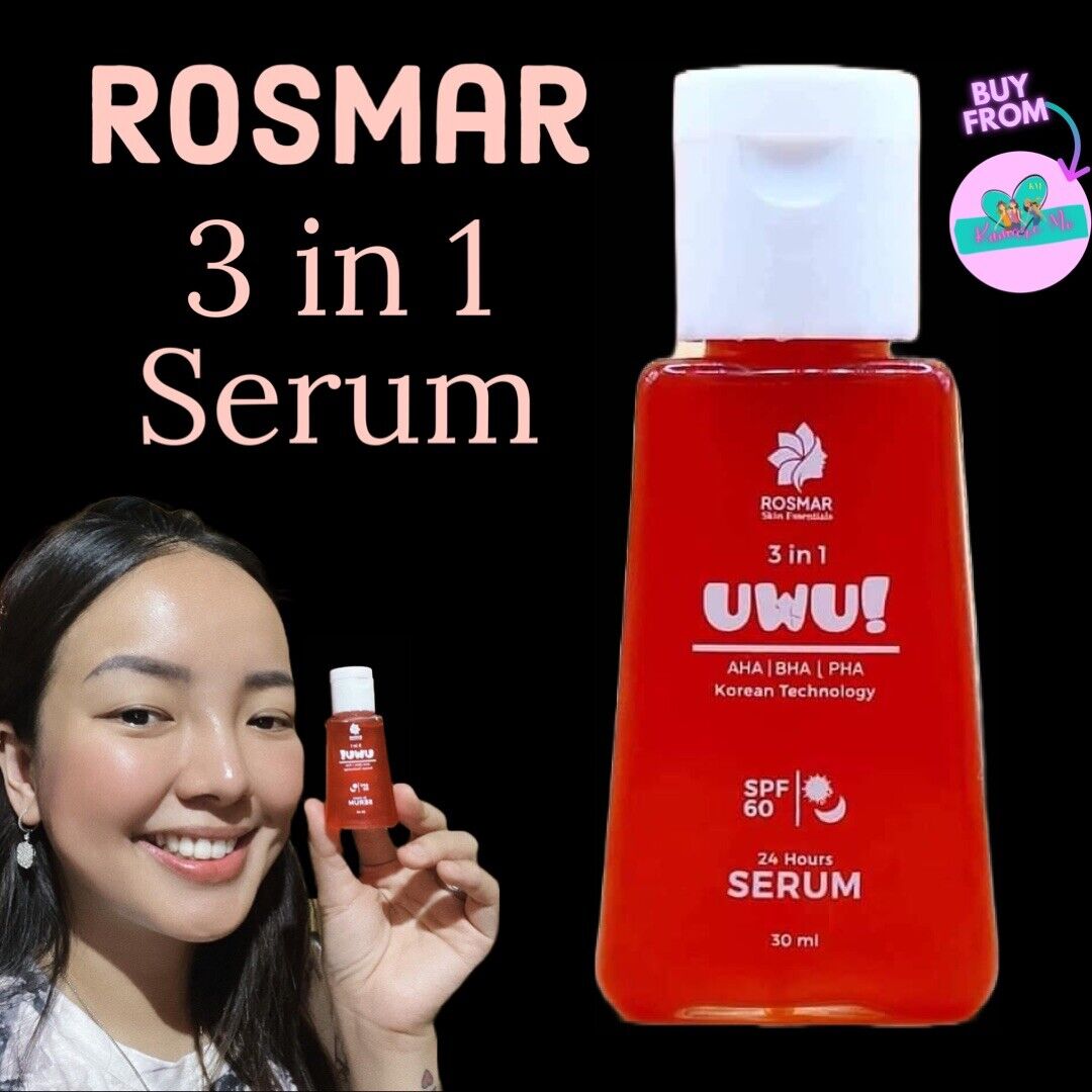 Rosmar UWU 3 in 1 Serum 1oz. [2 Bottles]