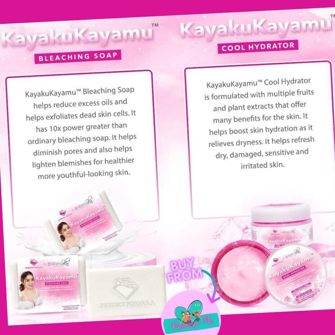 KayakuKayamu Bleaching Soap and Cool Hydrator Duo