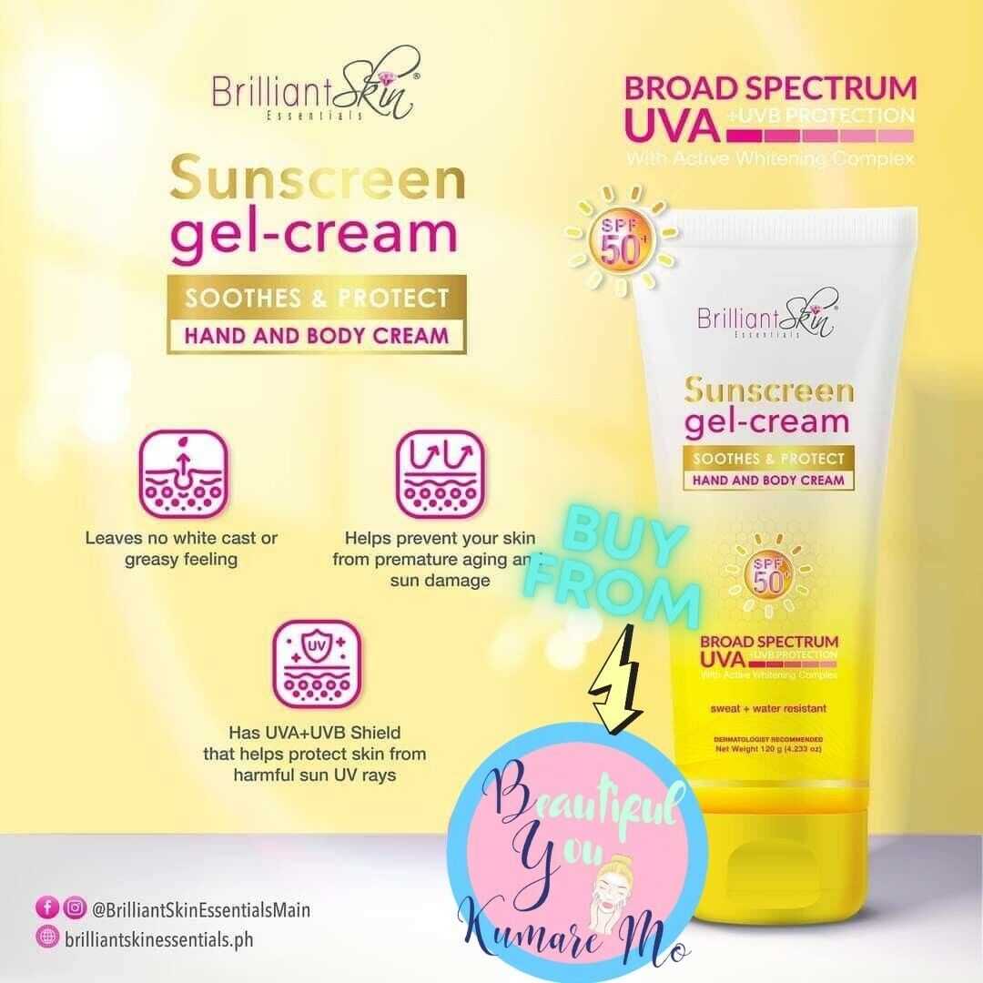 Brilliant Skin Essentials Sunscreen Gel-Cream Lotion 120g