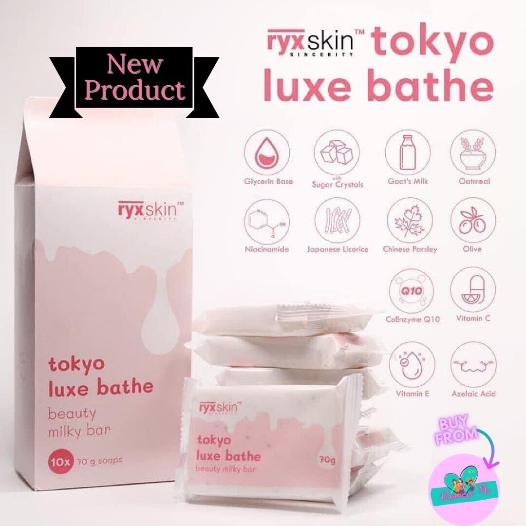 2 Bars Ryx Sincerity Tokyo Luxe Bath Soap 70g