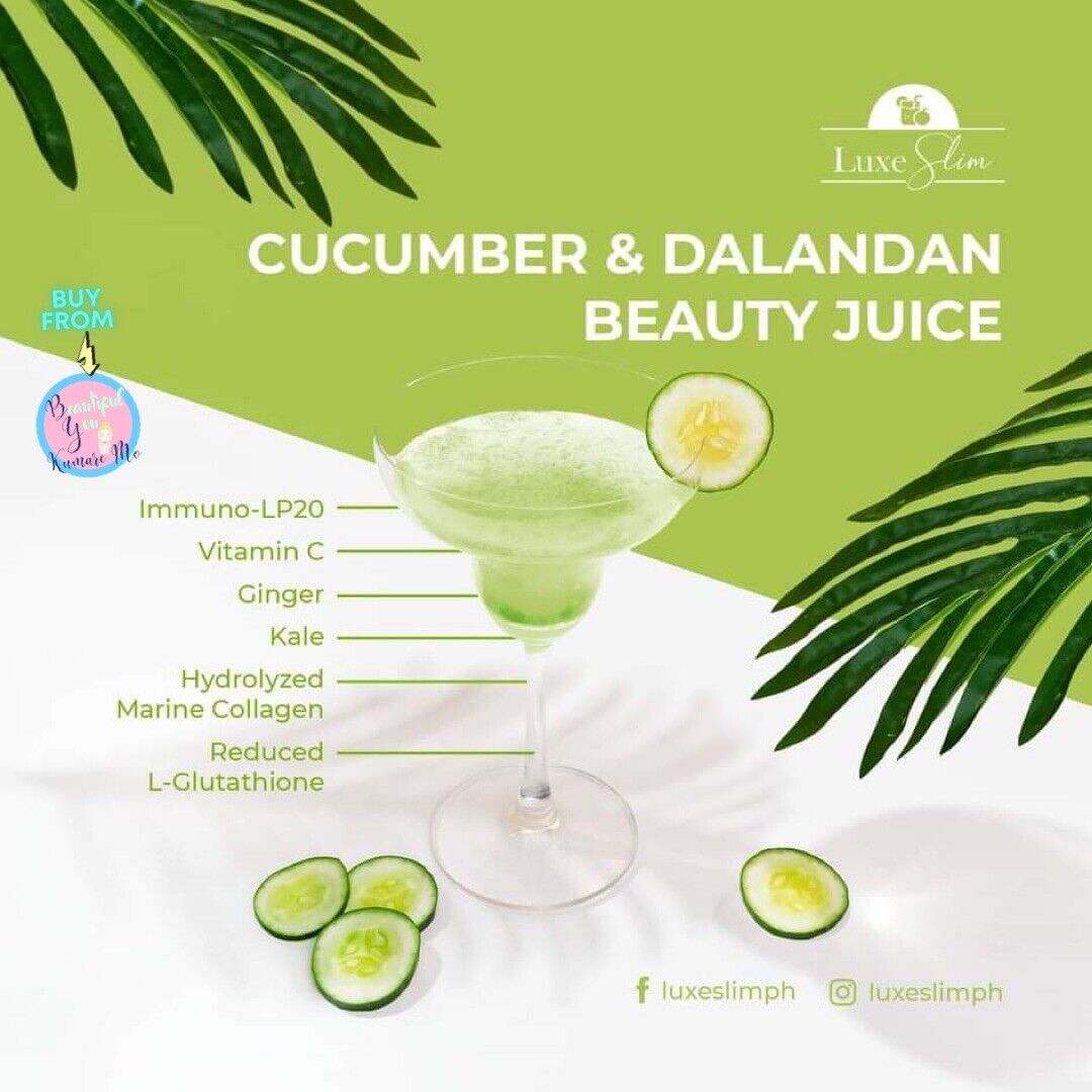 Luxe Slim Cucumber & Dalandan Beauty JUICE (10 Sachets In A Box) 21g Each
