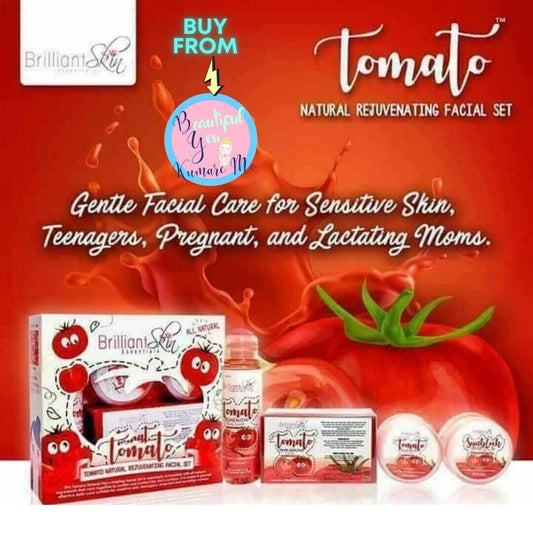 🍅 Brilliant Skin Essentials Tomato Natural Rejuvenating Facial Set