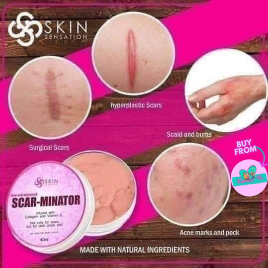 Skin Sensation Scar-Minator Infused With Collagen & Vitamin E 50mL