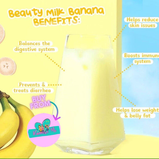 Dear Face Beauty Milk Banana With Probiotics, 10 Sachets