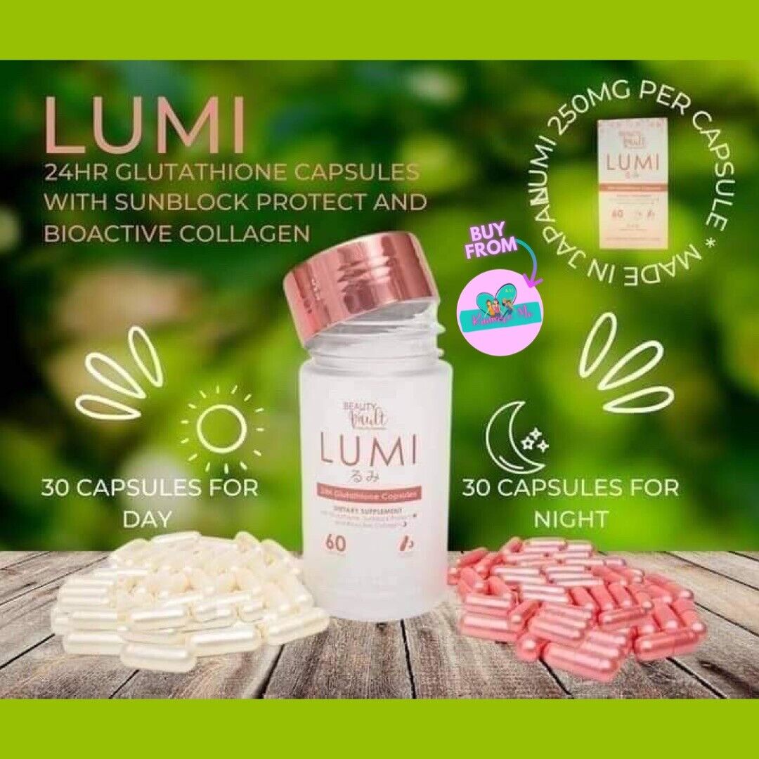 Beauty Vault LUMI 24H Glutathione 60 Capsules