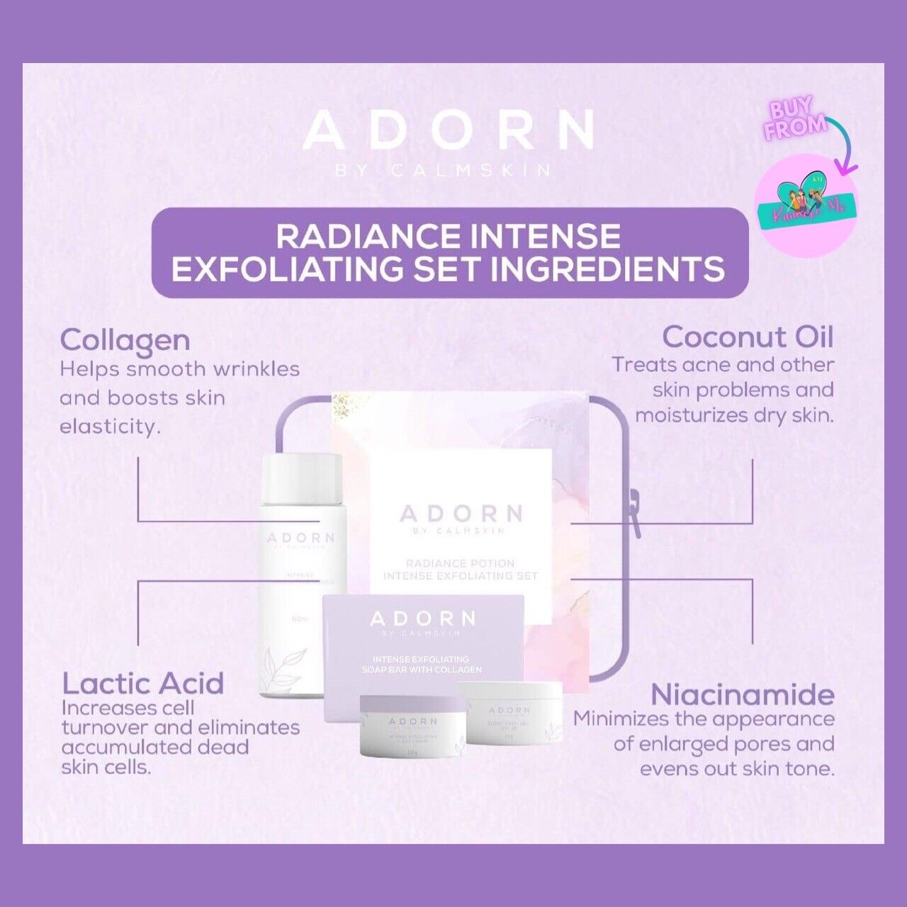ADORN by CalmSkin Radiance Potion Intense Exfoliating Set