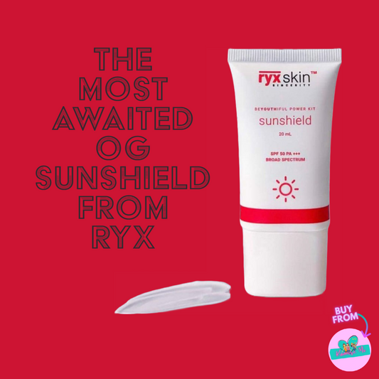 Ryx Skin Sunshield Sunblock SPF50 20mL x2 tubes