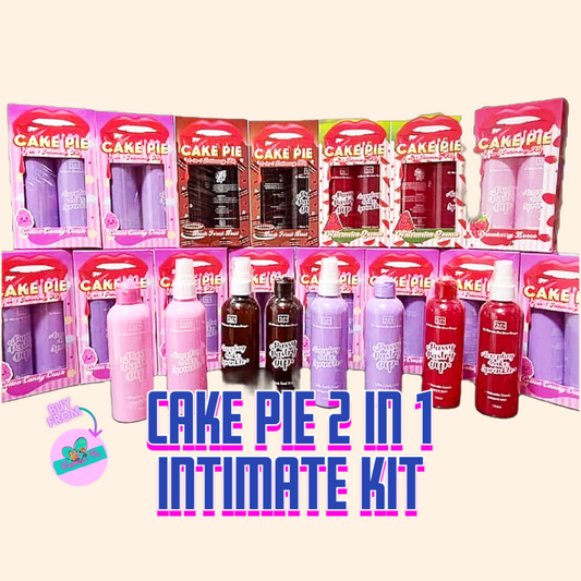 Cake Pie 2 in 1 Feminine Wash and Spray Intimate Kit by PSPH