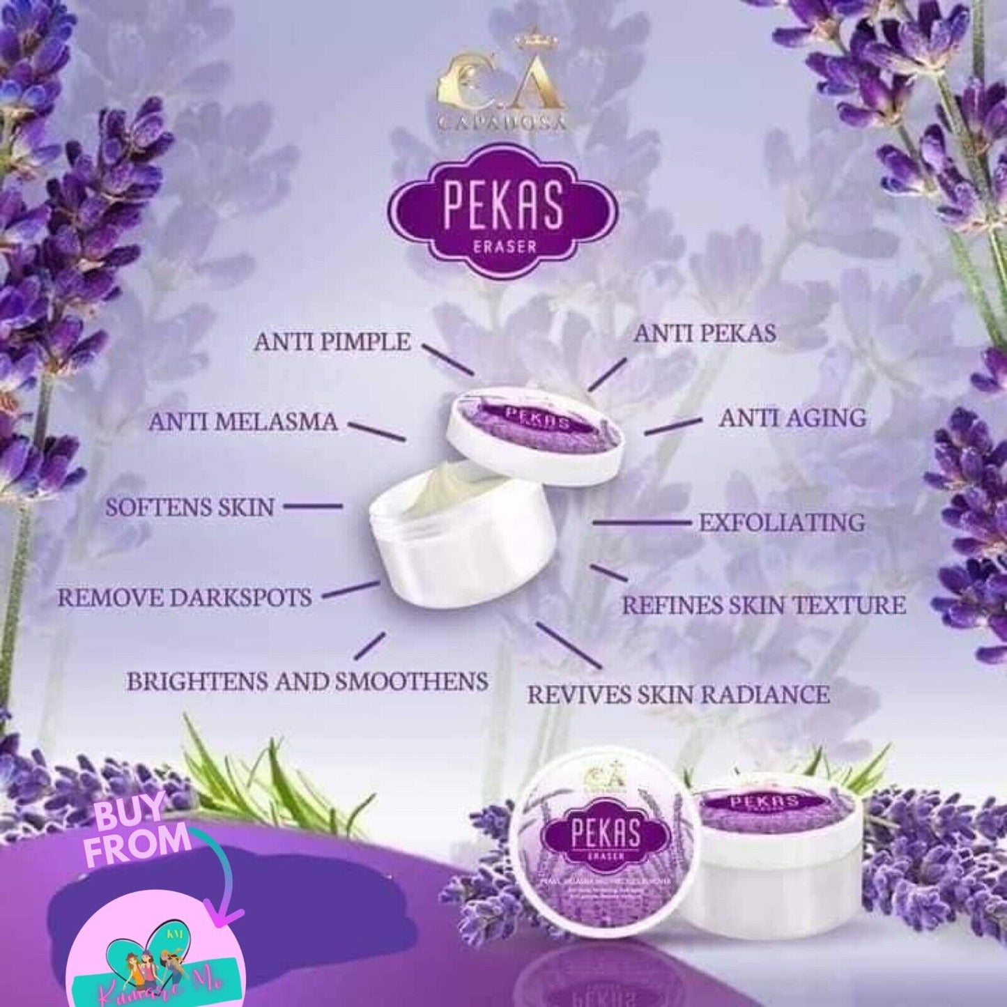 Capadosa Pekas Eraser Cream 10g (2x)