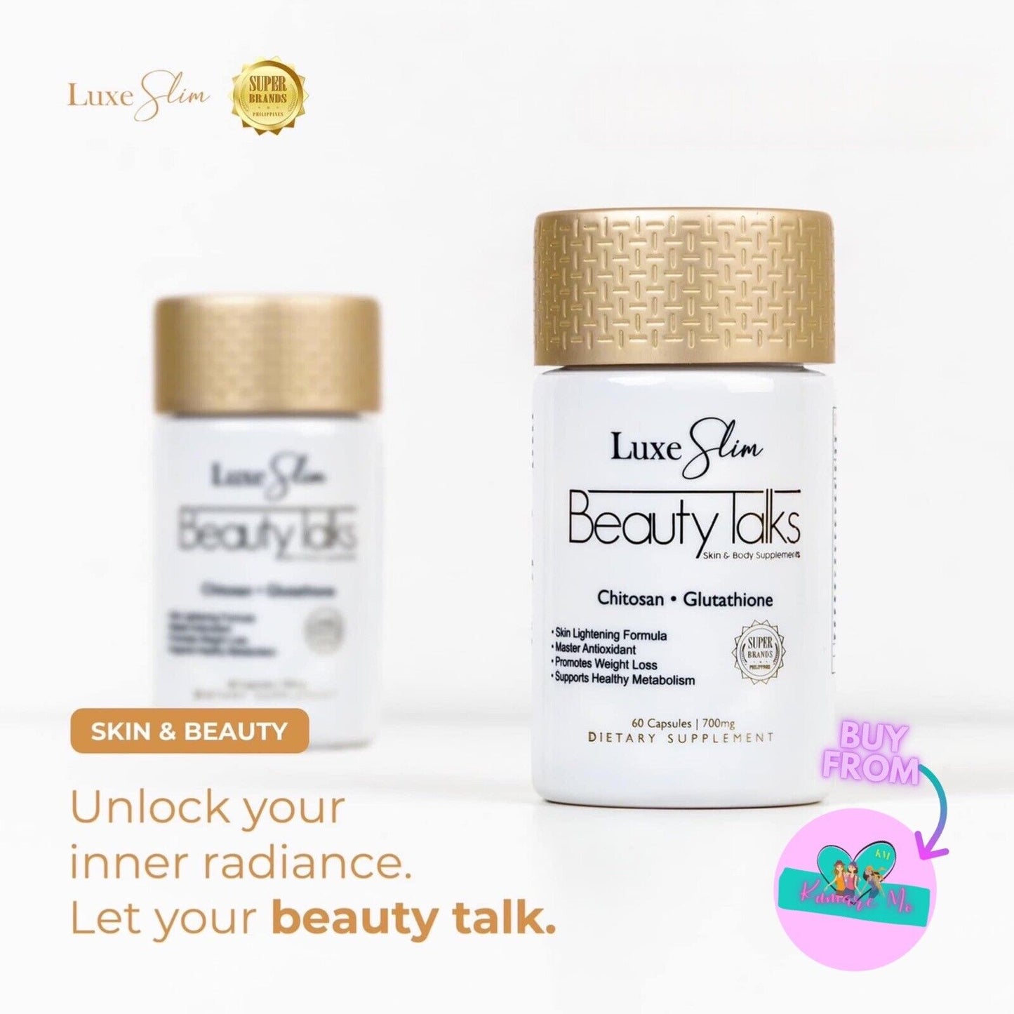 Luxe Slim Beauty Talks Capsule 60 Capsules