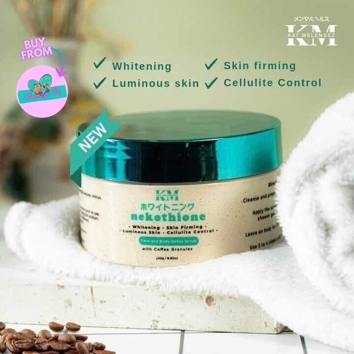 Nekothione Face And Body Detox Scrub With Coffee Granules 250g