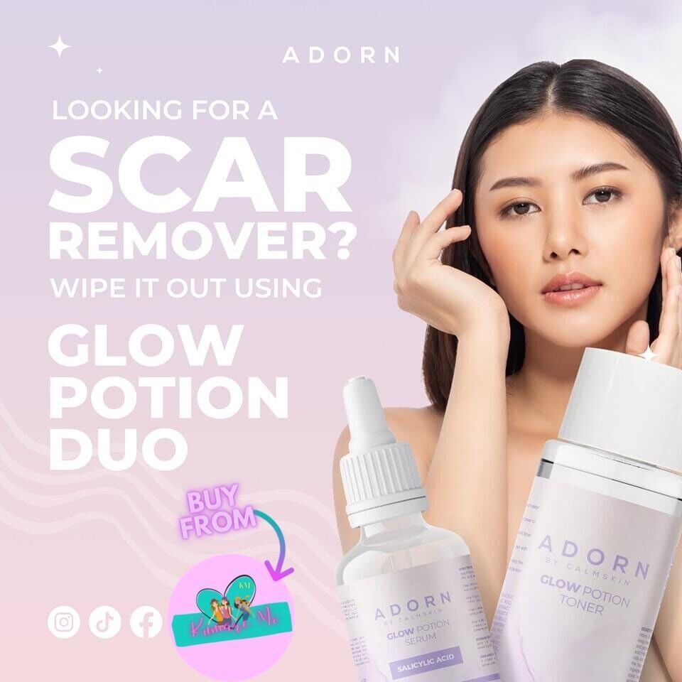 Adorn Glow Potion Duo , Adorn Serum 30ml & Adorn Toner 120ml.