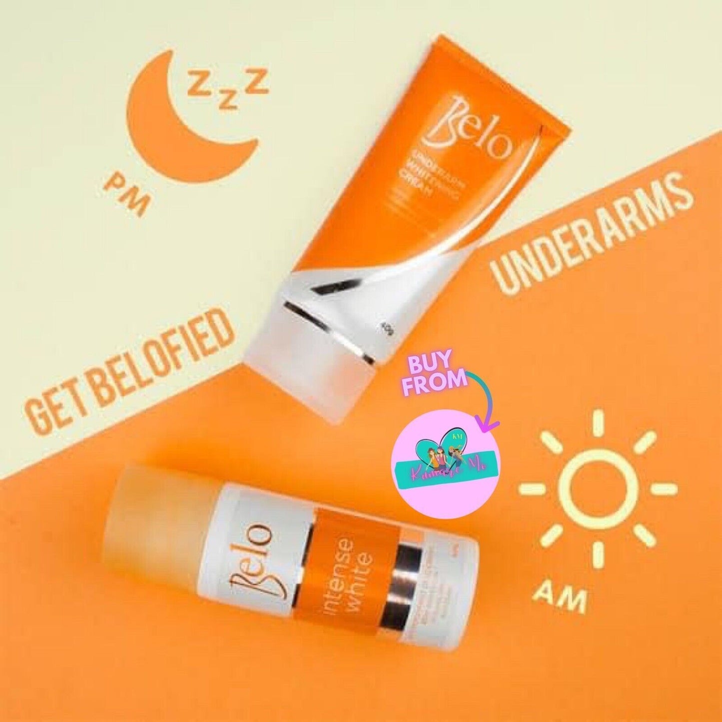 Belo Intense Underarm Whitening Cream and Deo Combo