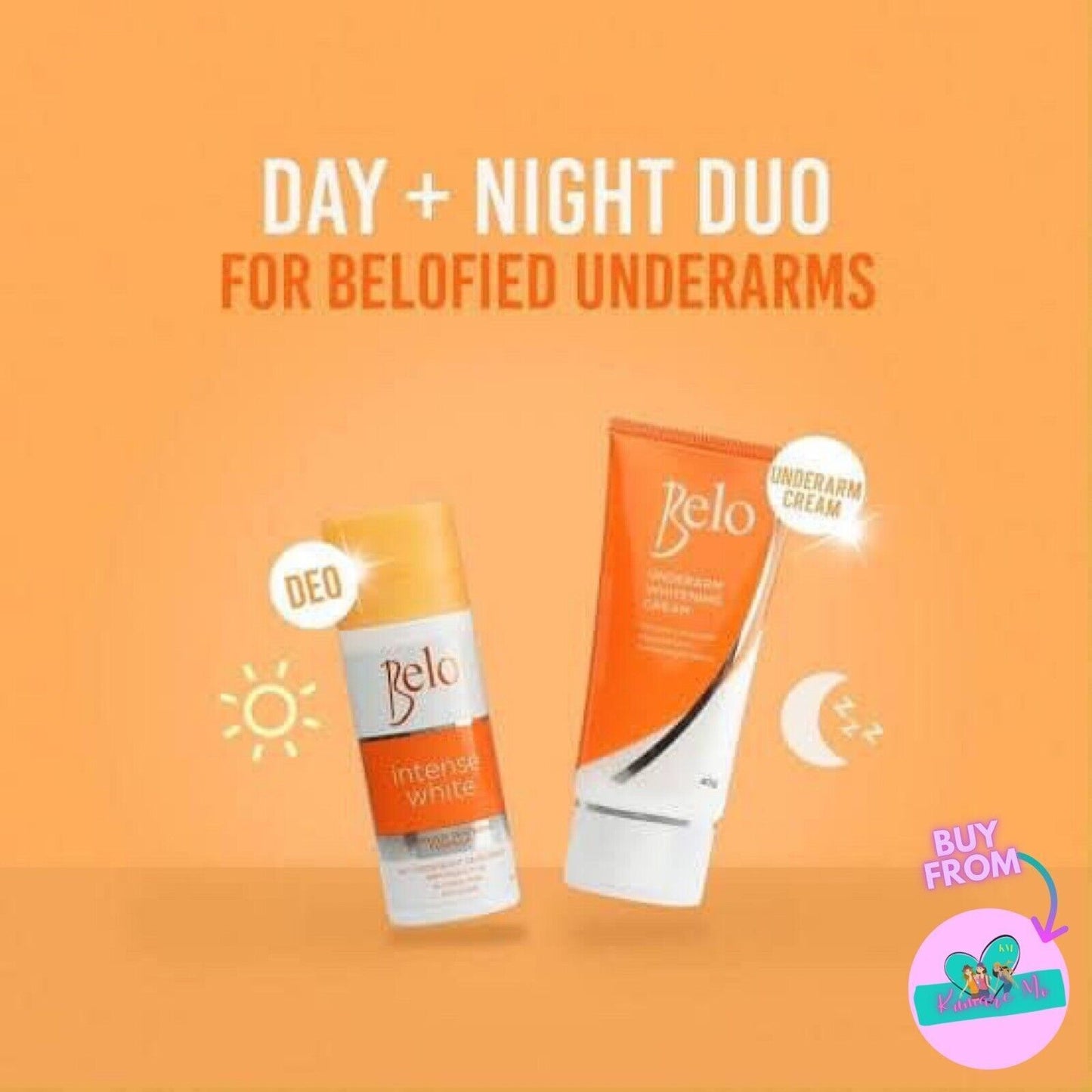 Belo Intense Underarm Whitening Cream and Deo Combo