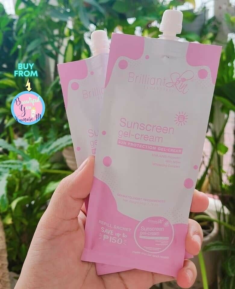 BRILLIANT SKIN PINK SUNSCREEN GEL CREAM SPF 30  (50G)