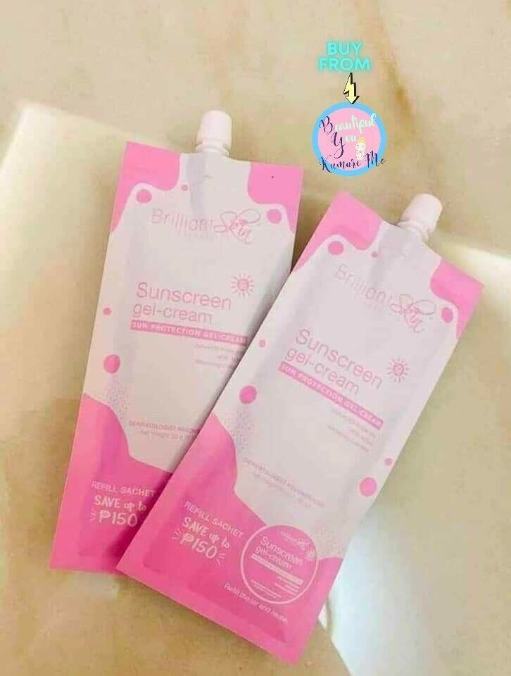 BRILLIANT SKIN PINK SUNSCREEN GEL CREAM SPF 30  (50G)