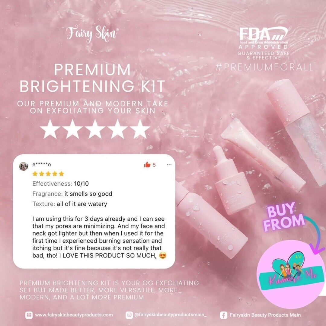 Fairy Skin Premium Brightening Kit