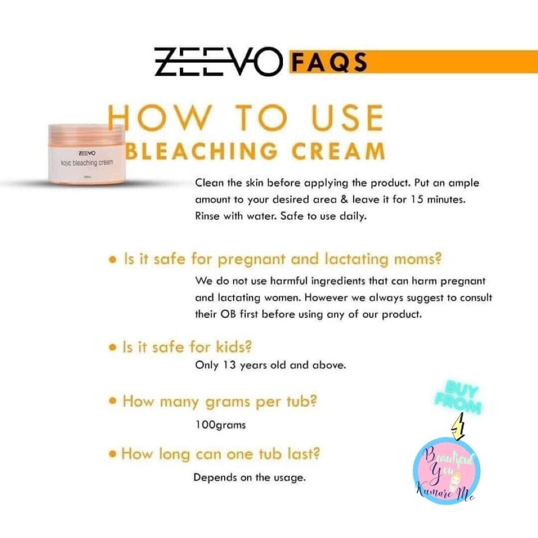 Zeevo Bleaching Cream 100ml