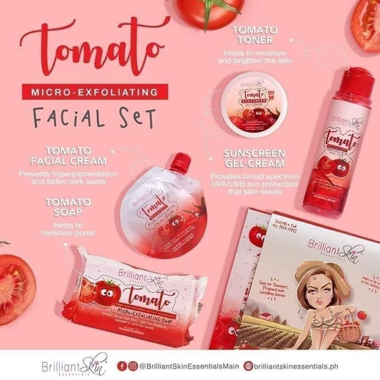 🍅 Brilliant Skin Essentials Tomato Natural Rejuvenating Facial Set