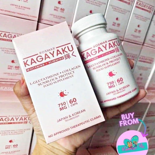 ROSMAR KAGAYAKU Glutathione & Collagen 750mg, 60 Capsules