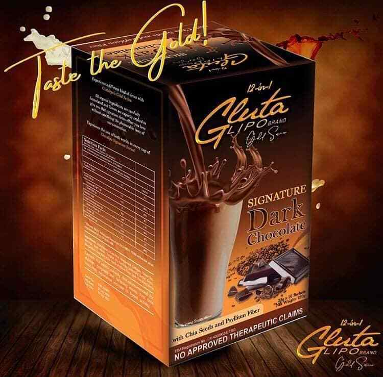 GlutaLipo 12in1 Gold Series Signature Dark Chocolate