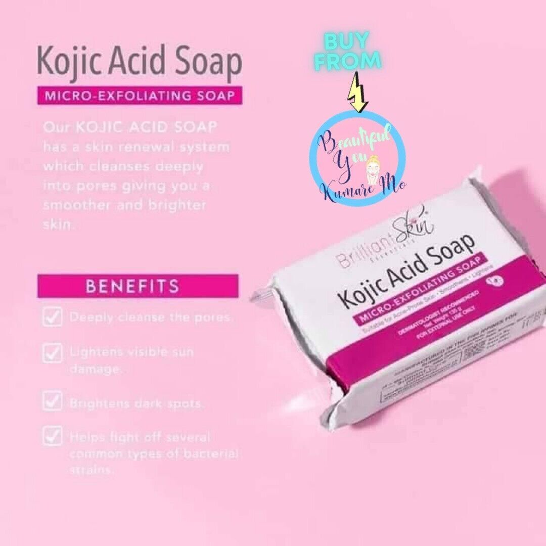 2 bars Brilliant Skin Rejuvenating Soap Lightening Dark Spot Melasma Acne Scar