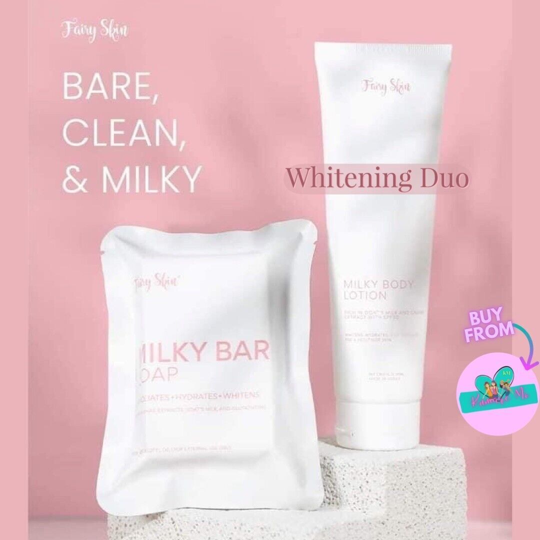 Fairy Skin Milky Lotion and Milky Bar Soap Duo