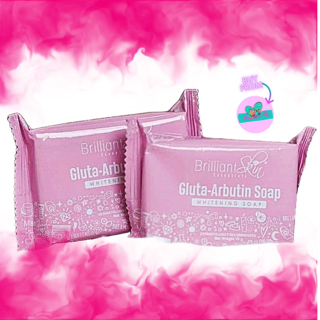 [2 bars] Brilliant Skin Essentials Gluta-Arbutin Whitening Face & Body Soap