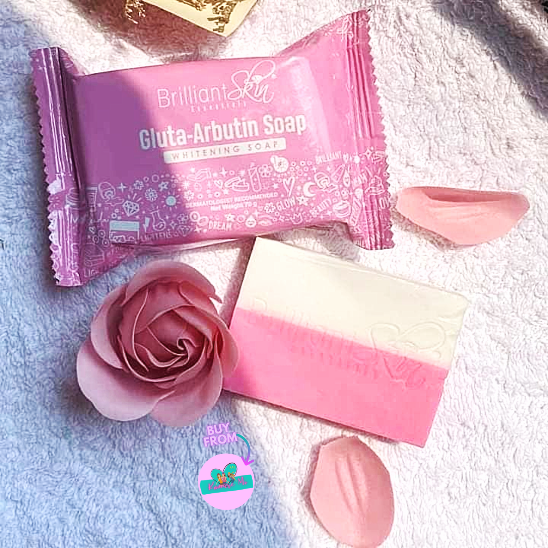 [2 bars] Brilliant Skin Essentials Gluta-Arbutin Whitening Face & Body Soap