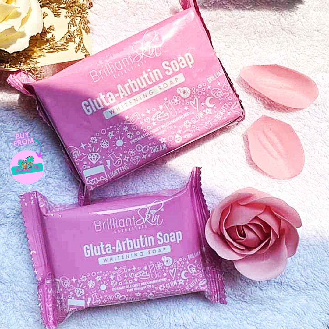 [2 bars] Brilliant Skin Essentials Gluta-Arbutin Whitening Face & Body Soap