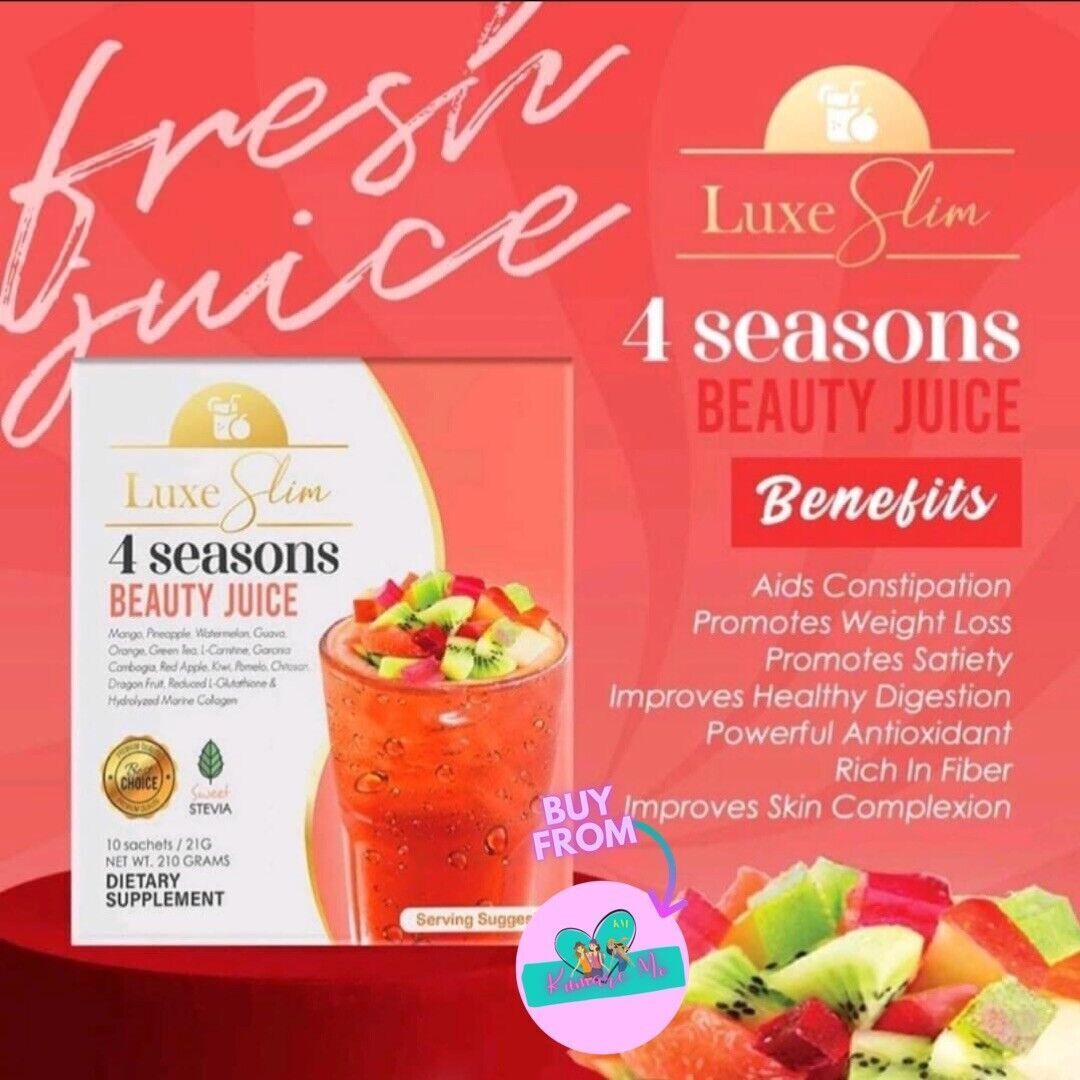 Luxe Slim 4 Seasons Beauty JUICE (10 Sachets) 21g Each